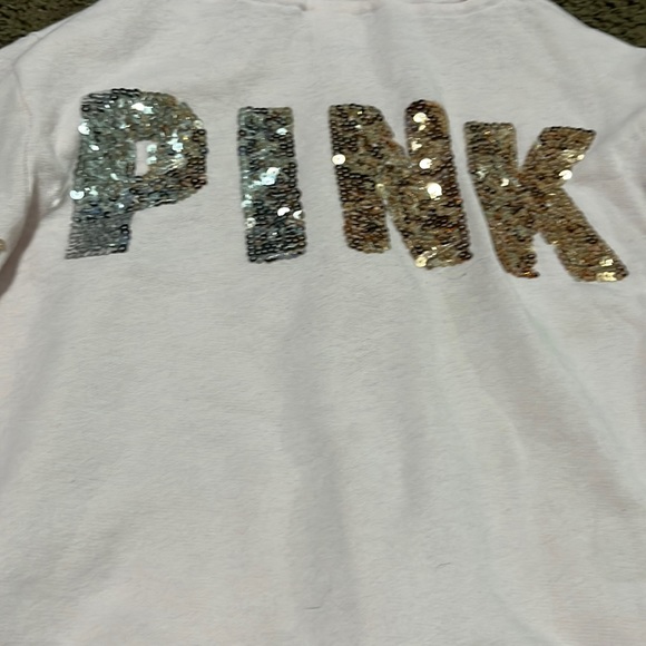 Pink jacket with sequence. Size women’s XS. - Picture 3 of 4
